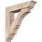 Ekena Millwork Balboa Traditional Smooth Bracket w/ Offset Brace, Douglas Fir, 7 1/2"W x 34"D x 34"H BKT0806X34X34BOA01SDF - alternate 1